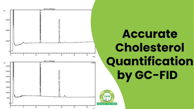Accurate Cholesterol Quantification by GC-FID at Tamilnadu Test House