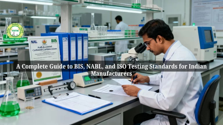 A Complete Guide to BIS, NABL, and ISO Testing Standards for Indian Manufacturers