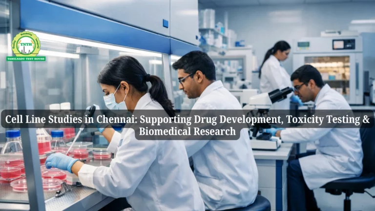 Cell Line Studies in Chennai: Supporting Drug Development, Toxicity Testing & Biomedical Research