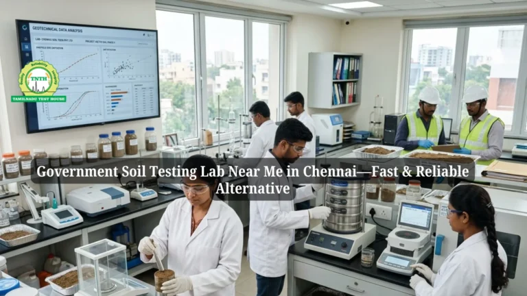 Government Soil Testing Lab Near Me in Chennai—Fast & Reliable Alternative