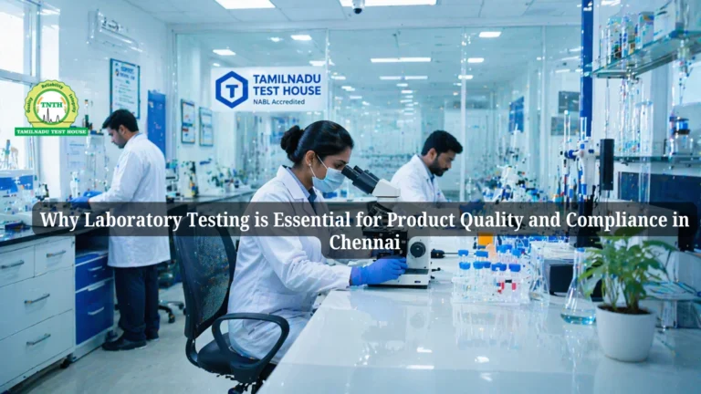 Why Laboratory Testing is Essential for Product Quality and Compliance in Chennai