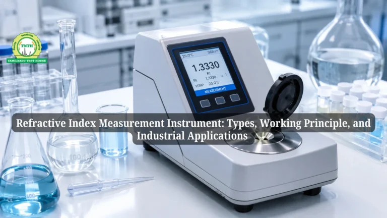Refractive Index Measurement Instrument: Types, Working Principle, and Industrial Applications